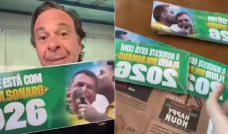 🎥 Adesivos de “Flávio 2026” Acendem Debate Sobre Campanha Antecipada no Nordeste